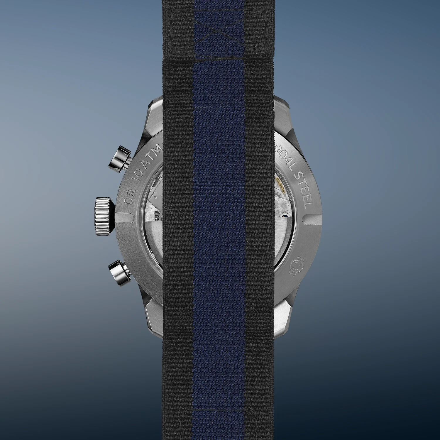 Altitude 42mm Chronograph GMT Blue Dial Nato Strap - Image 2