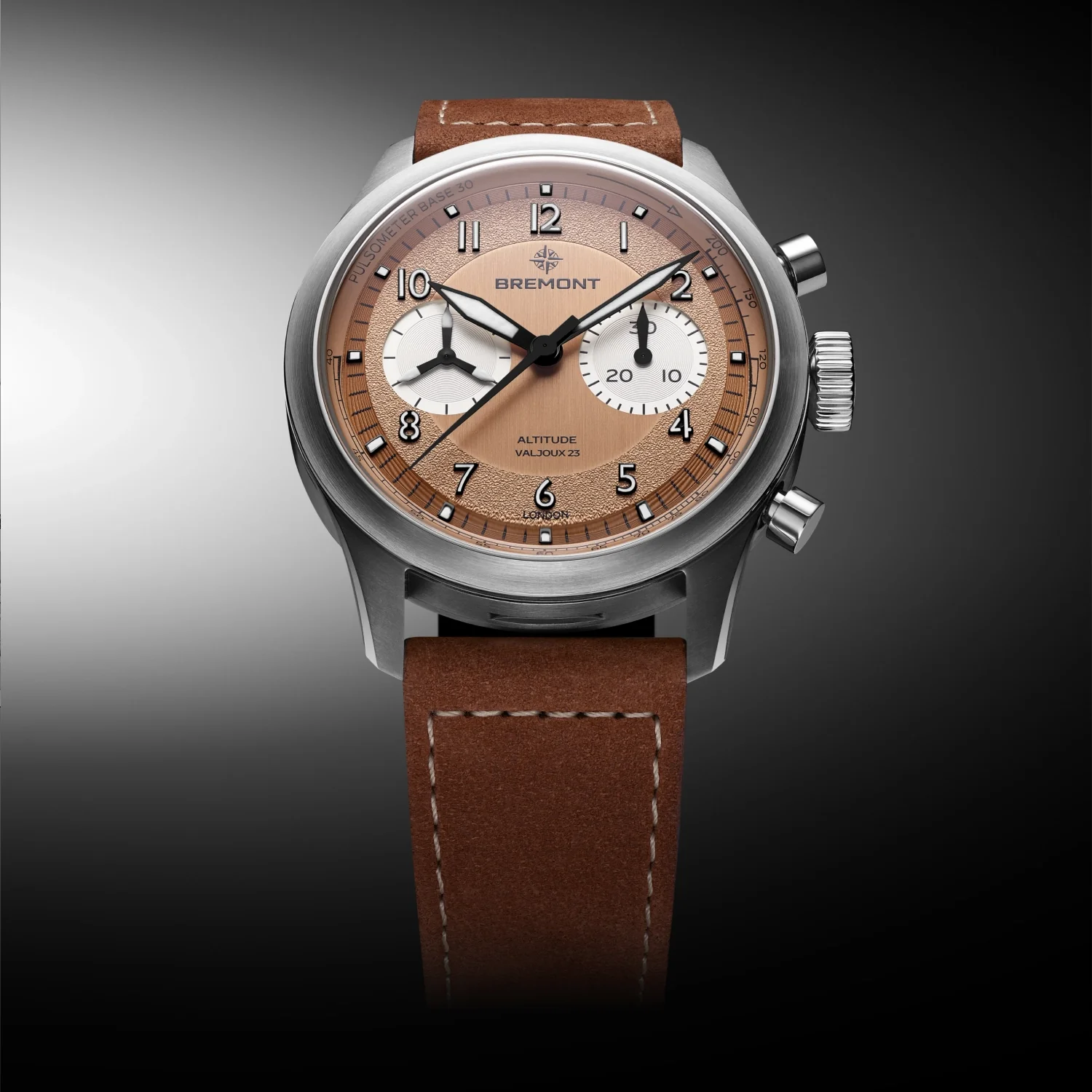Altitude Chronograph Pulsograph Valjoux 23 - Image 8