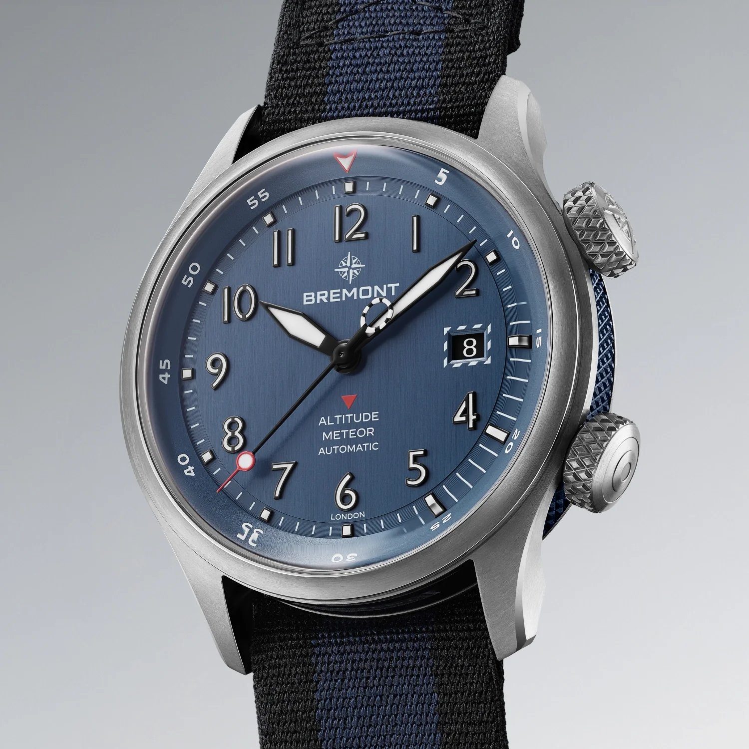 Altitude MB Meteor Blue Dial Blue Barrel Nato Strap - Image 5