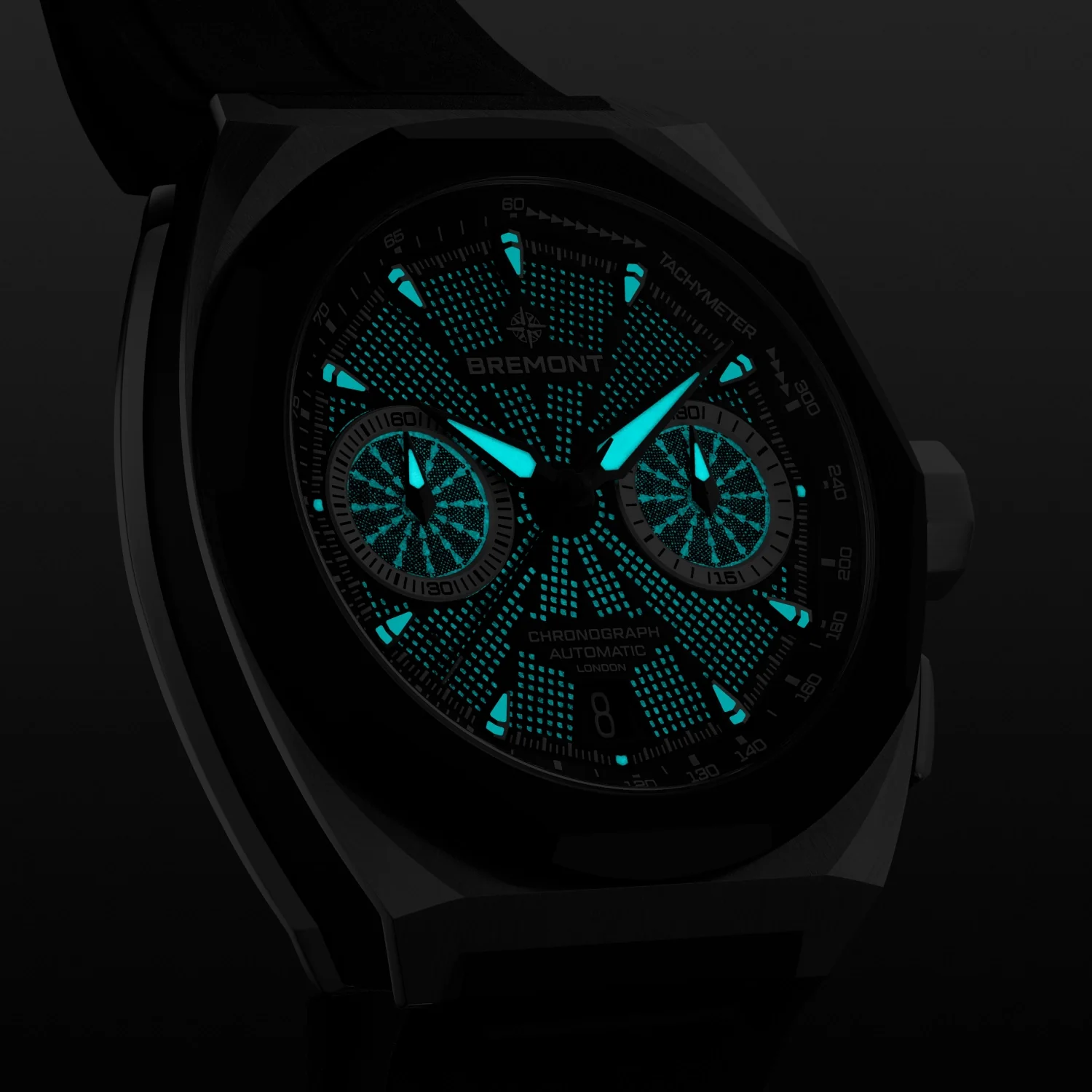 Supernova 41mm Chronograph Rubber Strap - Image 4
